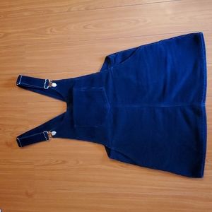 Zara Corduroy Overall Dress
